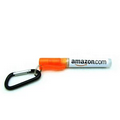 8 Ml Hand Sanitizer Spray w/ Carabiner - Orange